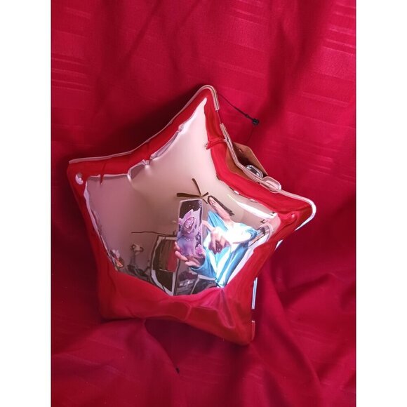 Hello 3AM Star-Shaped Metallic Pink Purse With Gold Chain Strap - Picture 9 of 10